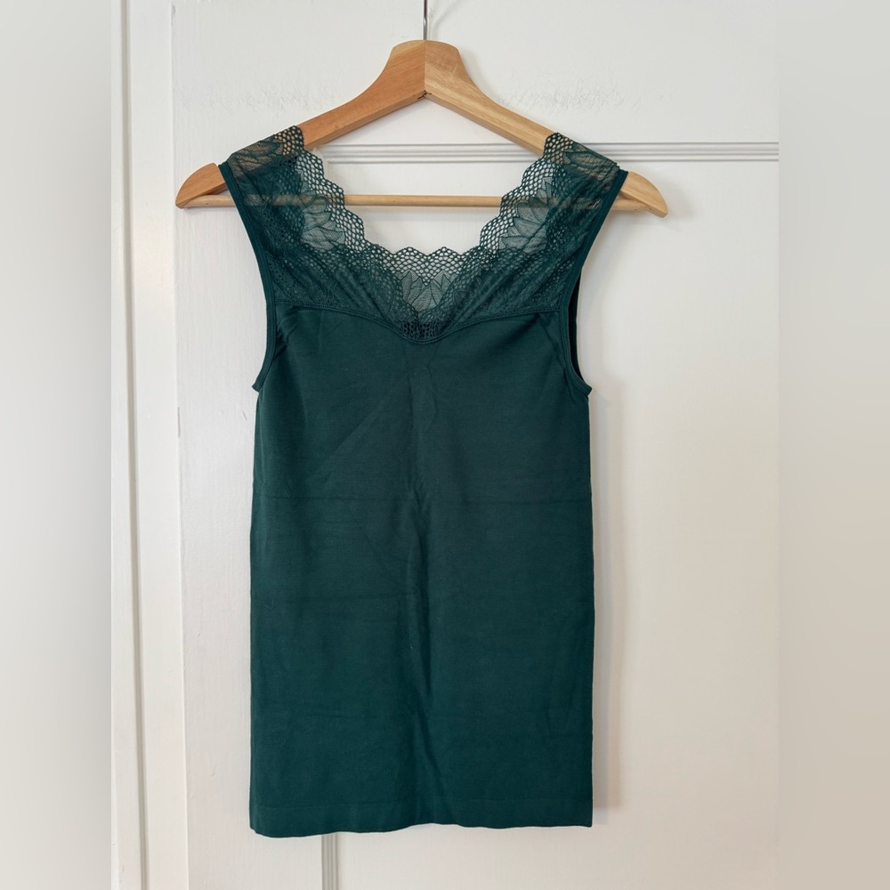 Elegant Lace Trim Base Layer Top